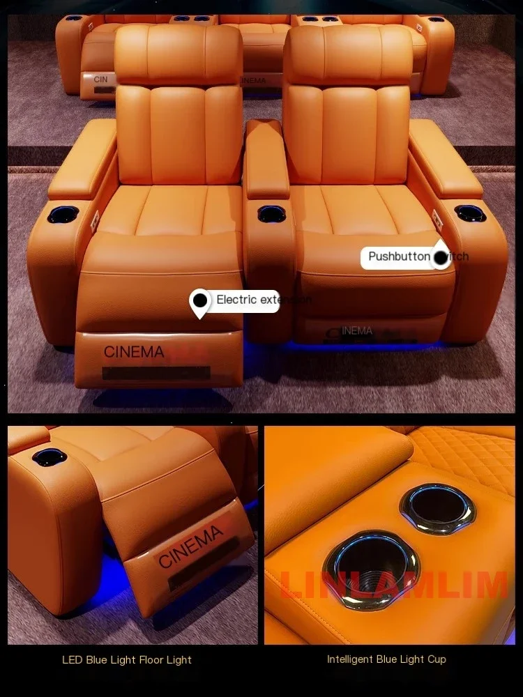 MANBAS Luxury Electric Recline - Home Cinema Chairs ulasan dan harga