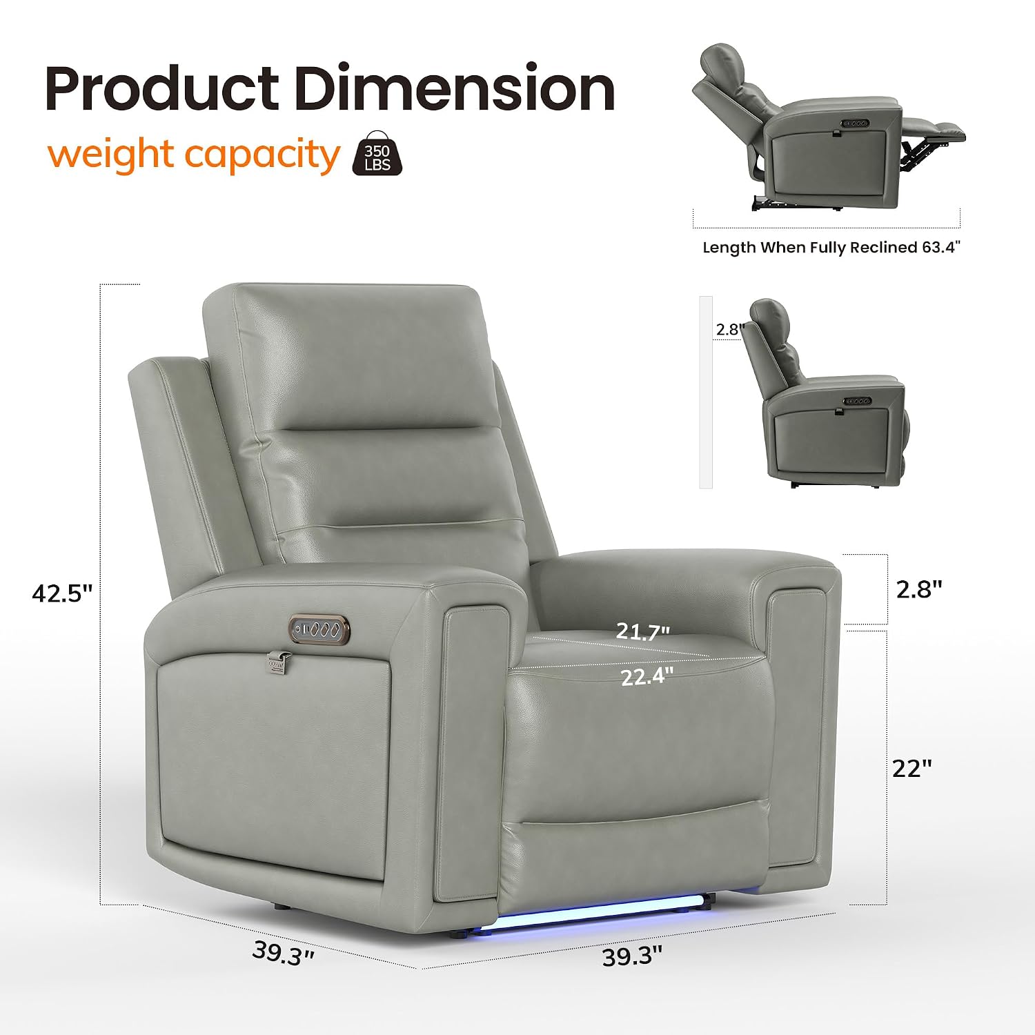 Triple Motors Power Recliner C - Home Cinema Chairs ulasan dan harga